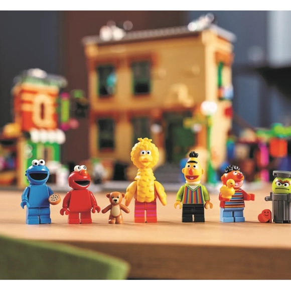 NIB Lego 123 Sesame Street Big Bird Elmo Bert Ernie Oscar Cookie Monster - Picture 10 of 12
